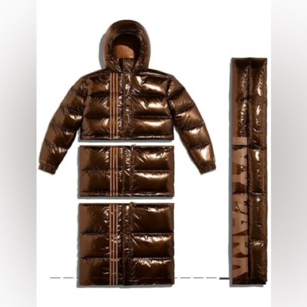 Ivy park adidas metallic puffer jacket